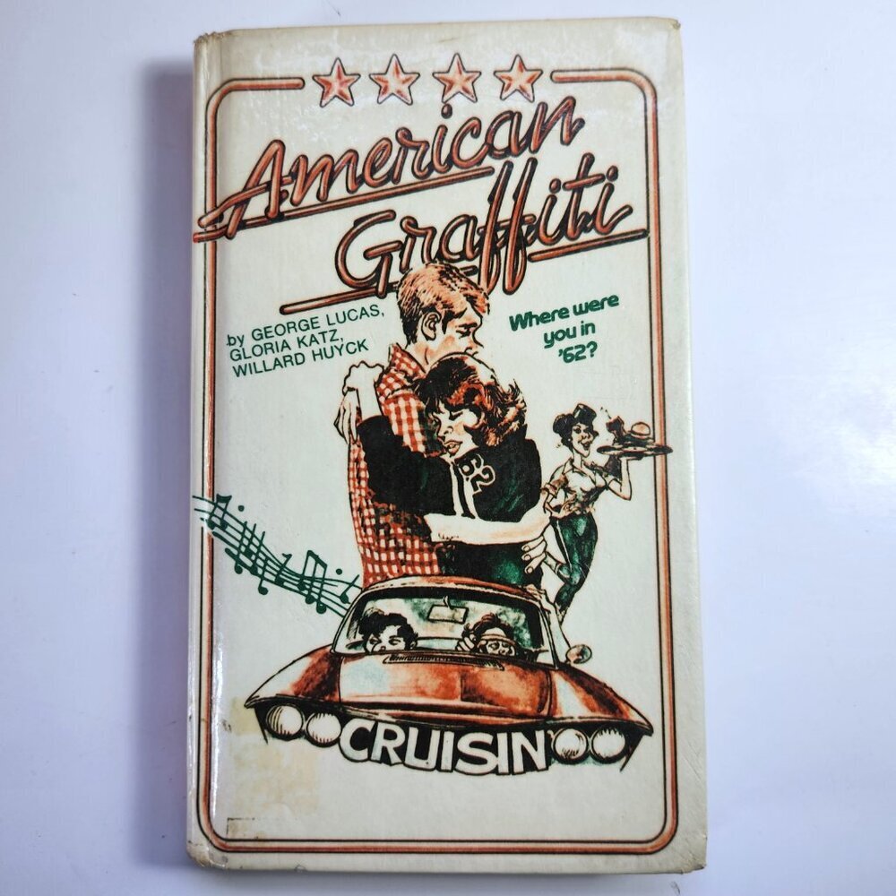 Vtg American Graffiti Cruisin Hardcover Book 1973 George Lucas Random House Rare